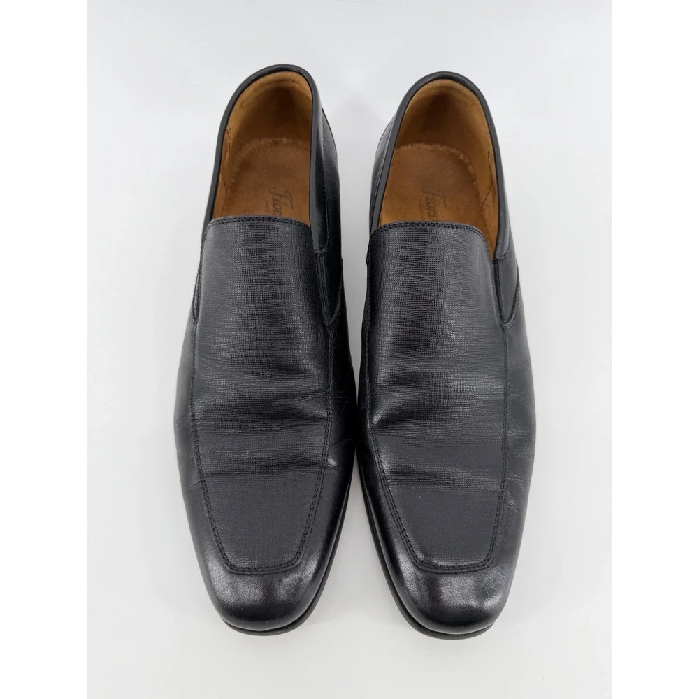 Florsheim Mens 15176-001 Black‎ Leather Slip On Loafers Dress Shoes Size 10D